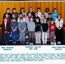 Fifth Grade Classes 1999-2000